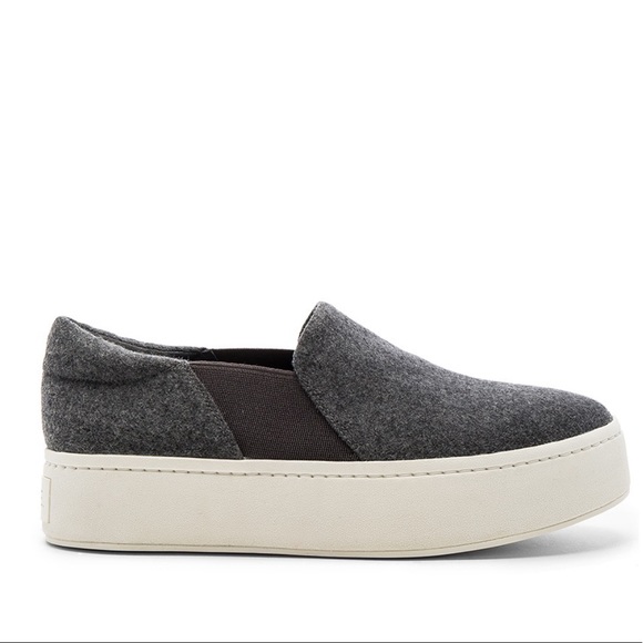 Vince Shoes - Vince Grey Wool Warren Sneakers